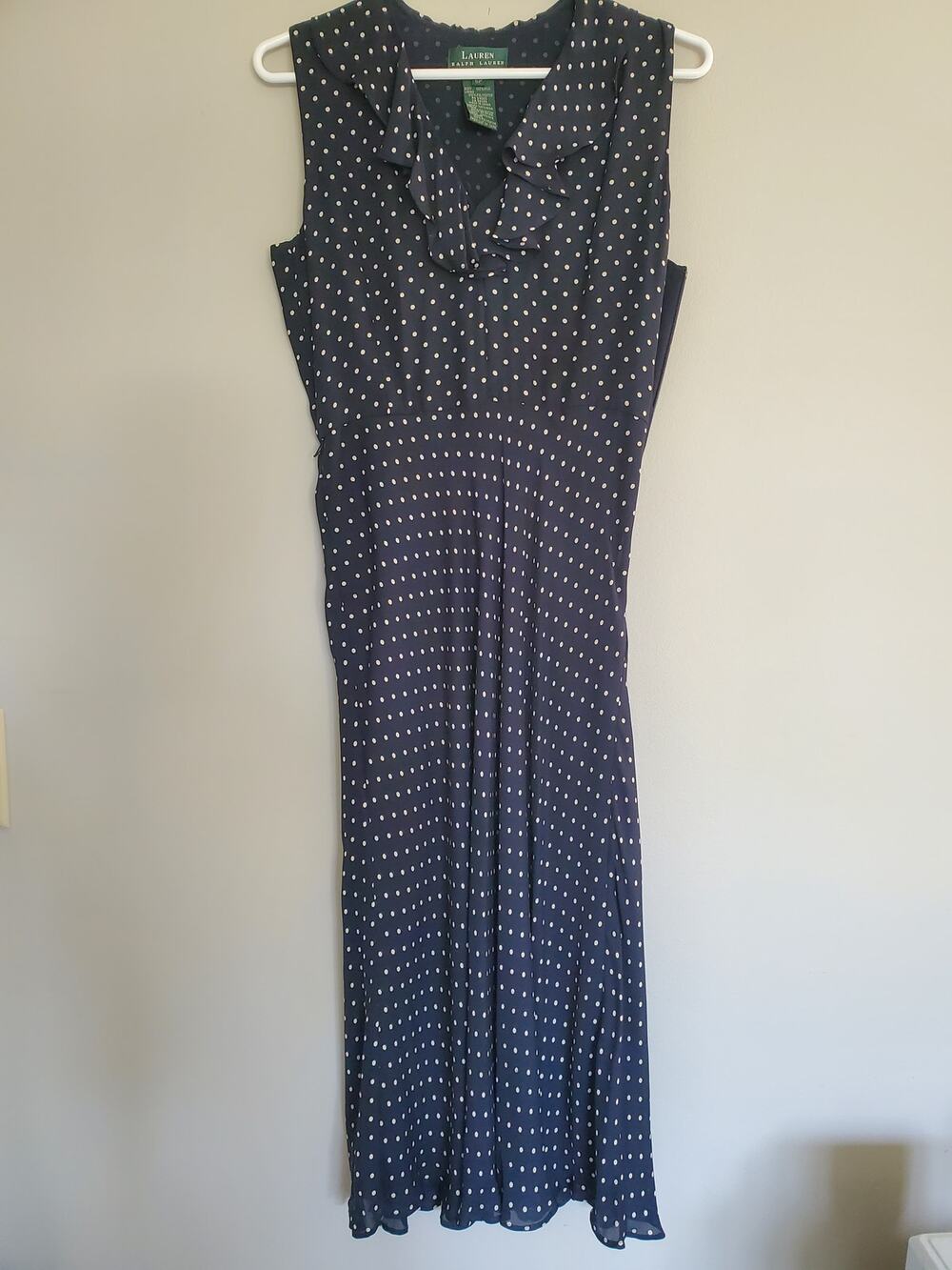 Vintage Petite Ralph Lauren Polka Dot Dress